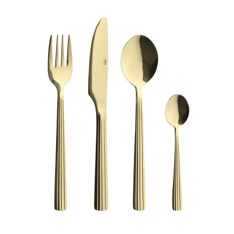 RAW bestiksæt 24 dele champagne